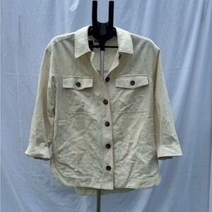 Madewell Cream Utility Jacket